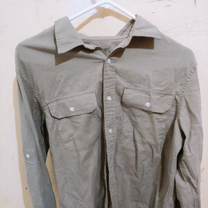 Michael Kors Button Down Grey shirt